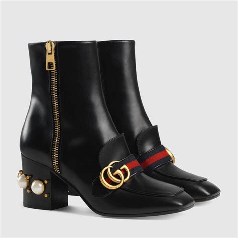 gucci bloom 50ml boots|gucci heeled ankle boots.